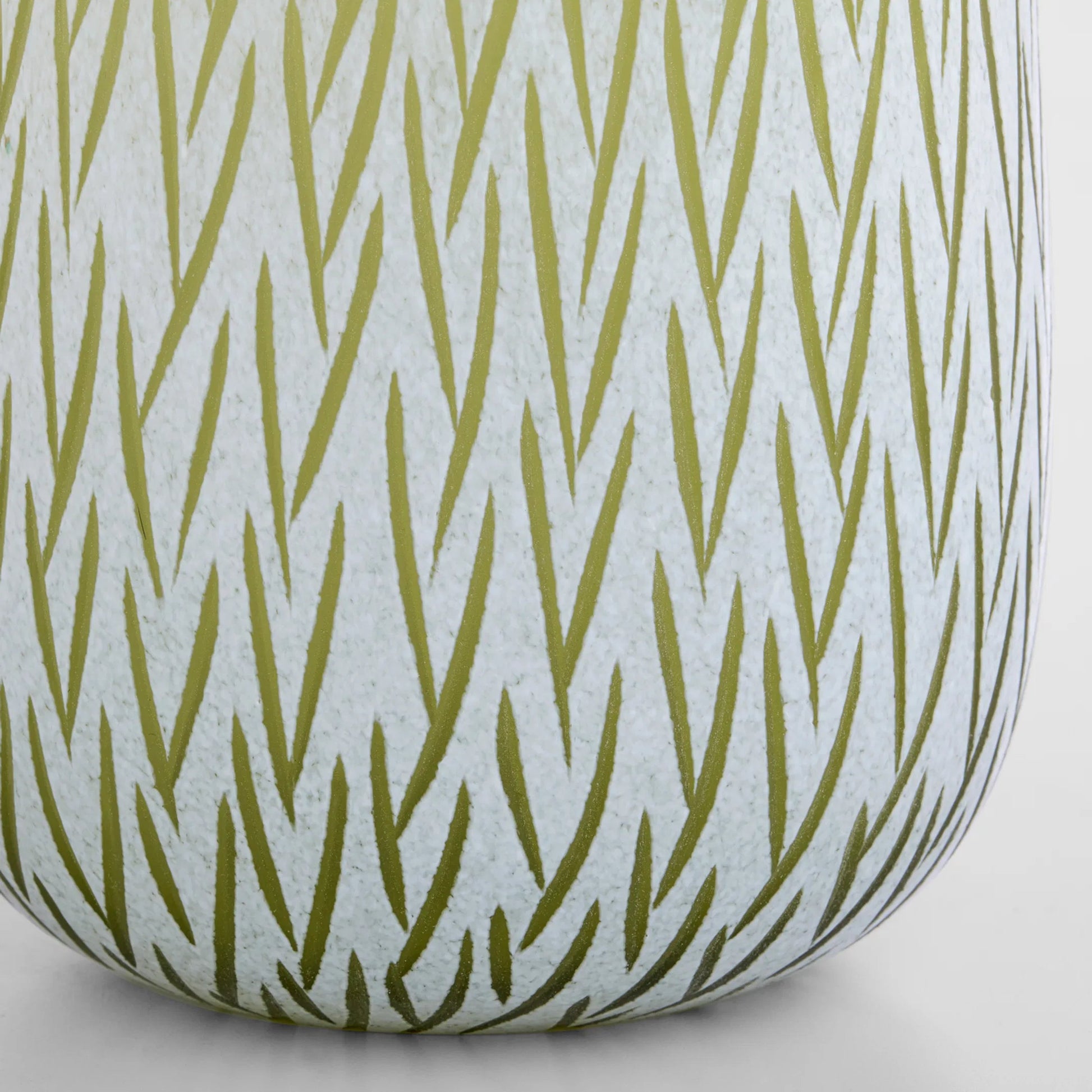 Signo Vase by Cyan Design in green, white. Made from glass in a eclectic & global style.
