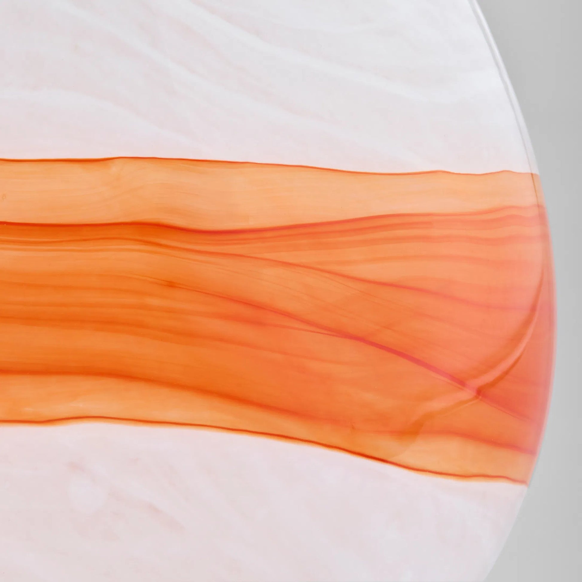 Pacaya I Vase by Cyan Design in white, orange. Made from glass in a eclectic & global style.