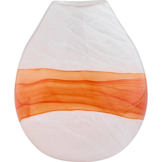 Pacaya I Vase by Cyan Design in white, orange. Made from glass in a unique style.