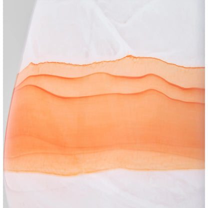 Pacaya I Vase by Cyan Design in white, orange. Made from glass in a eclectic & global style.