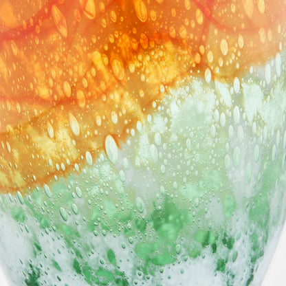 Pacaya Bottle Vase by Cyan Design in grey, orange. Made from glass in a eclectic & global style.
