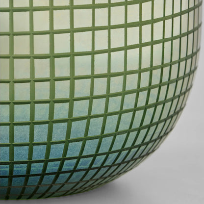 Modular Vase by Cyan Design in iridescent bronze, olive. Made from glass in a eclectic & global style.