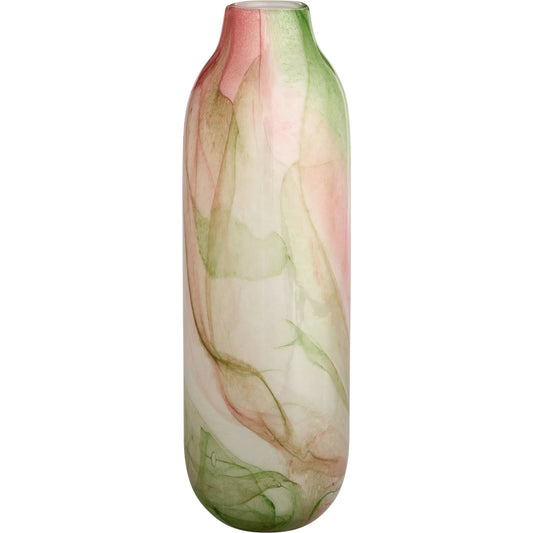 Fern Vase by Cyan Design in white, spring green. Made from glass in a unique style.