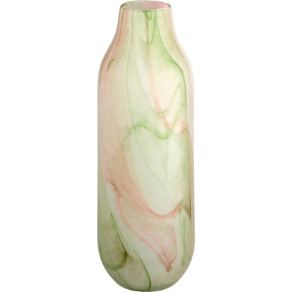Fern Vase by Cyan Design in white, spring green. Made from glass in a eclectic & global style.