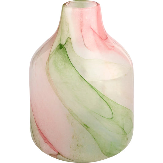 Fern Vase by Cyan Design in white, spring green. Made from glass in a unique style.
