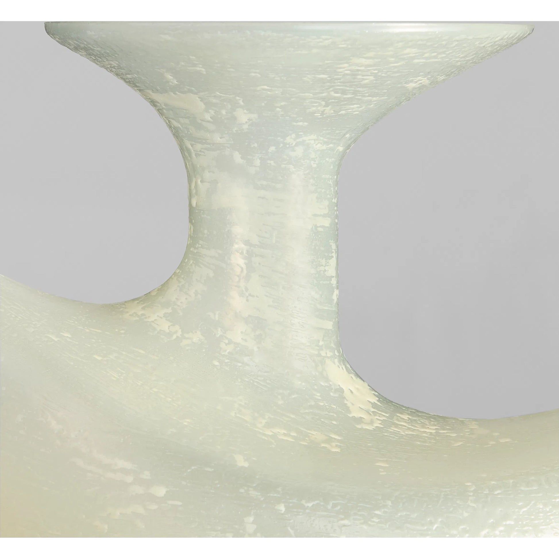 Taku Bottle Vase by Cyan Design in icy teal. Made from glass in a transitional style.