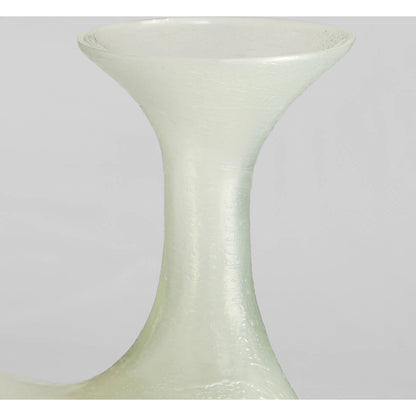 Taku Bottle Vase by Cyan Design in icy teal. Made from glass in a transitional style.