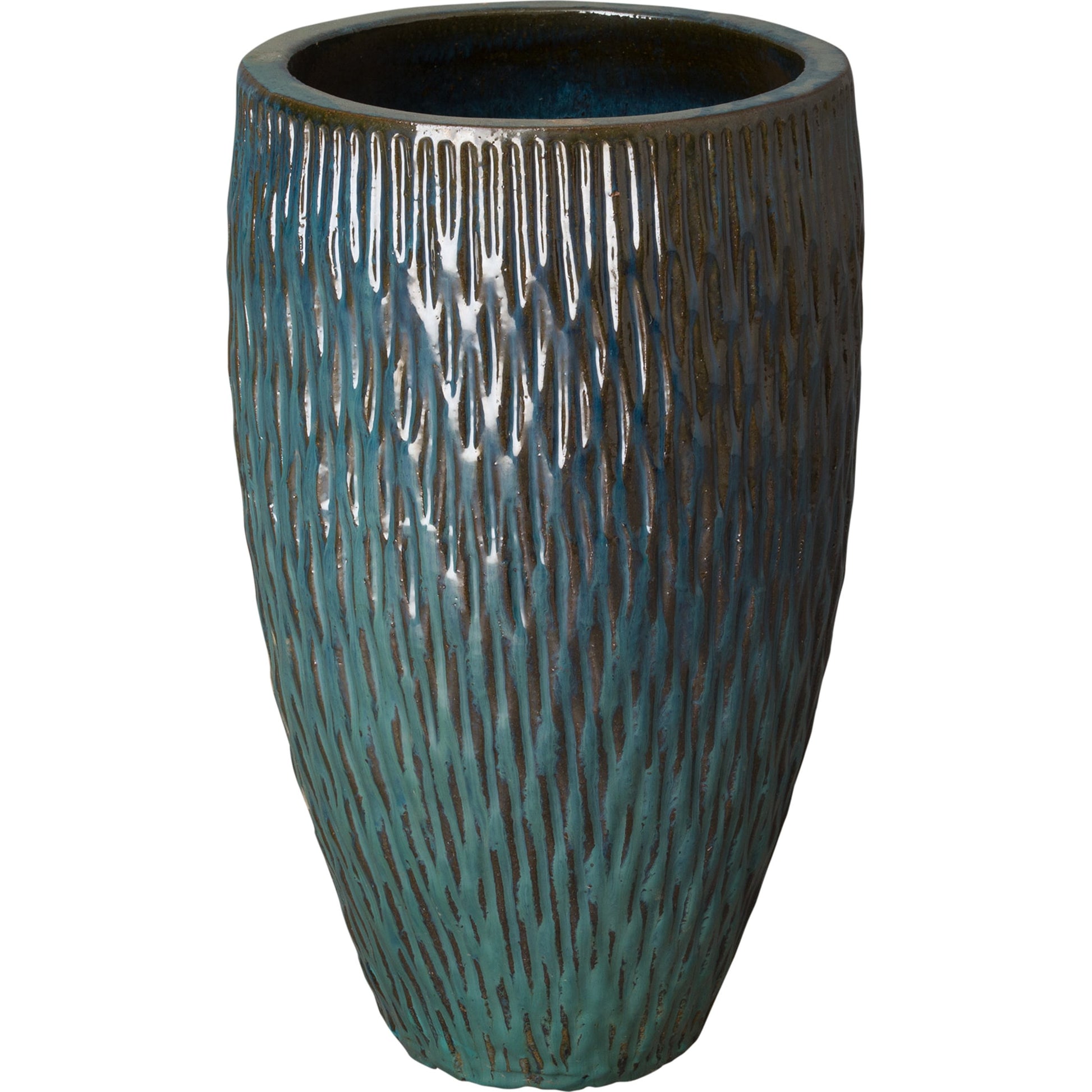 Round Textured Pot by Emissary USA. Made from unique in a modern style.