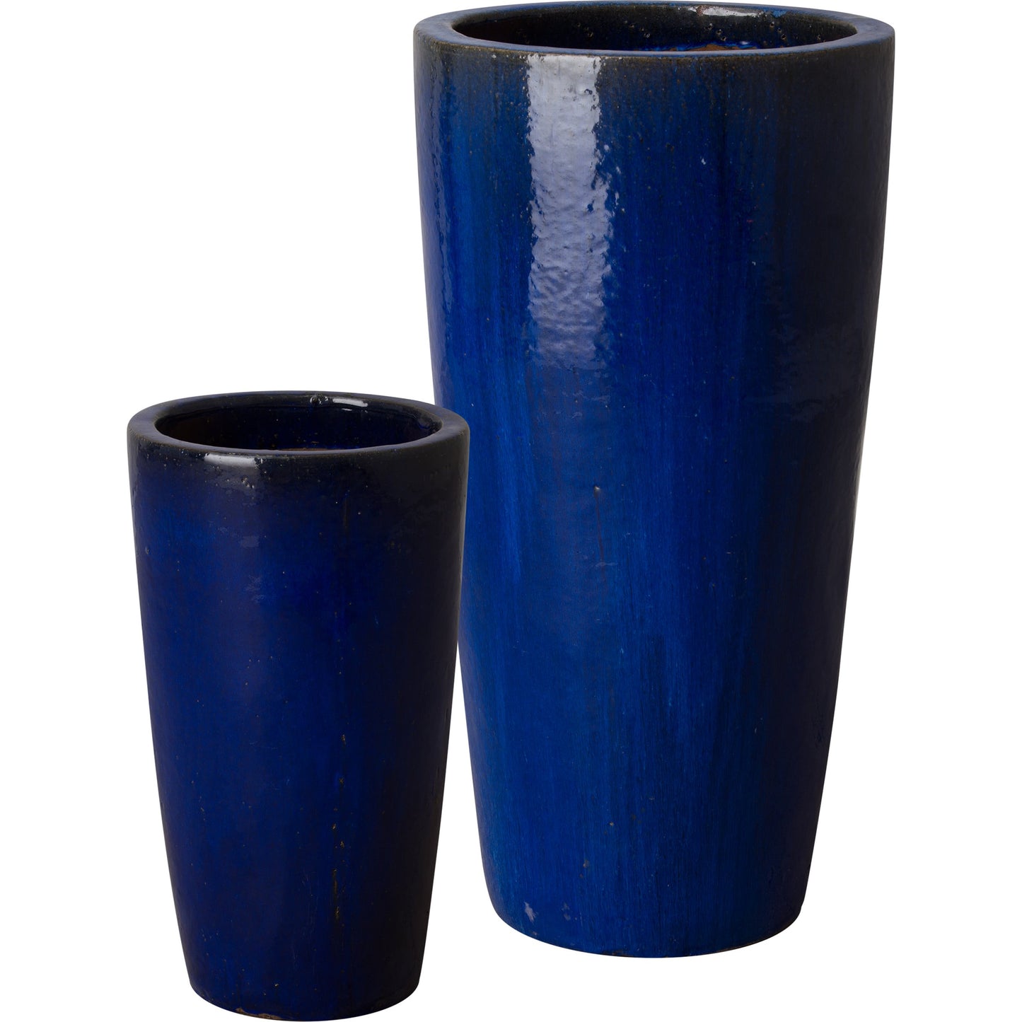 001 SR-698260 | Primary Silo | Round Tall Planters - 12132 (Set of 2) by Emissary USA in blue. Made from unique in a eclectic & global style.