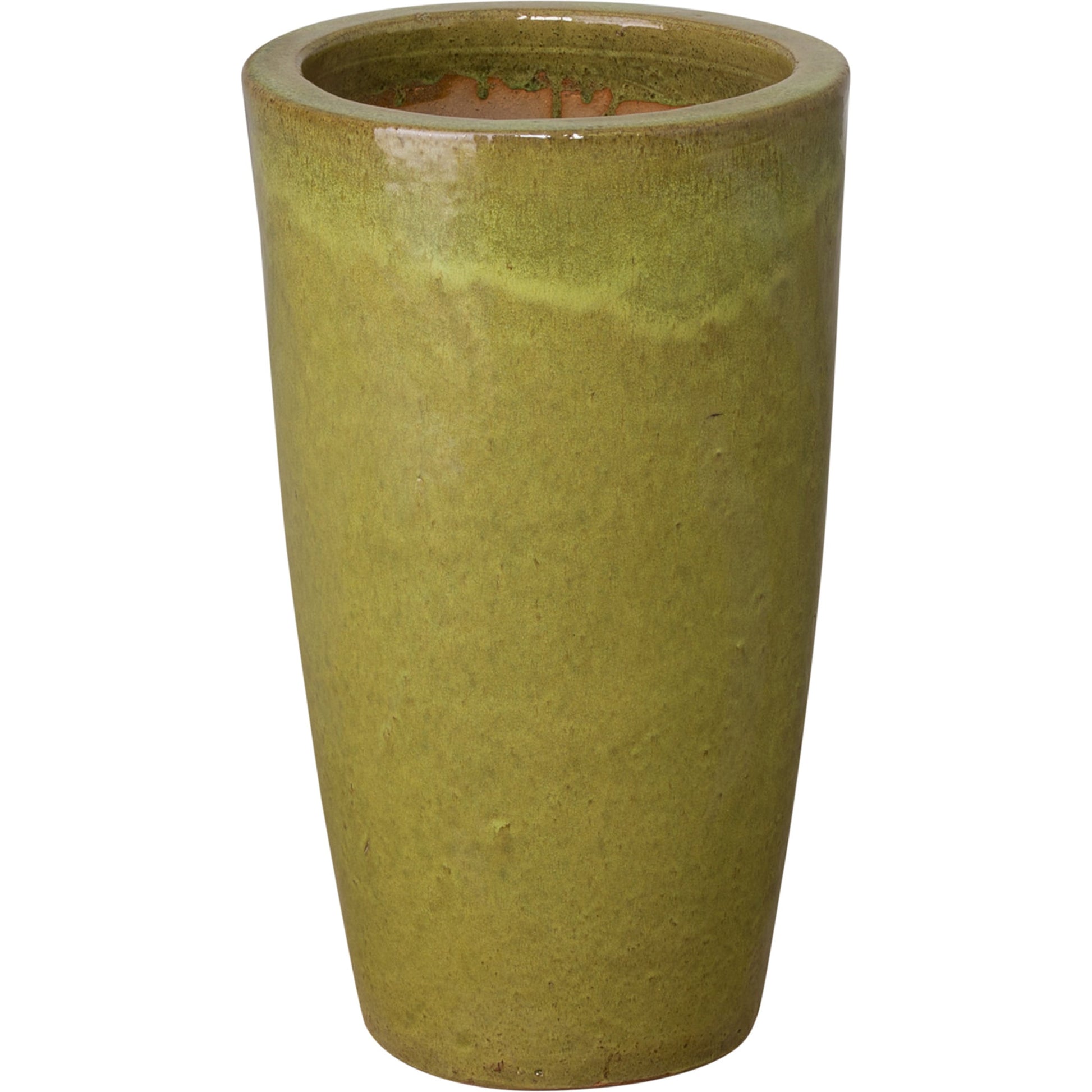 22.5 in. Round Tall Planter by Emissary. Made from unique in a coastal style.