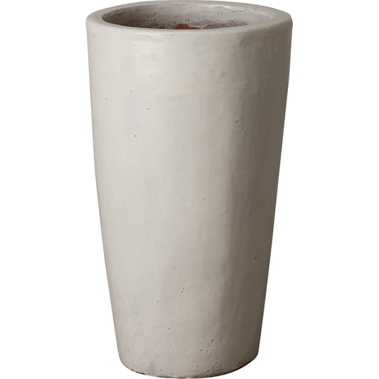 22.5 in. Round Tall Planter by Emissary USA. Made from unique in a coastal style.