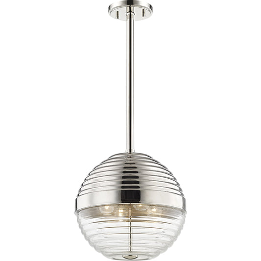 Easton Pendant by Hudson Valley. Made from steel in a modern style.