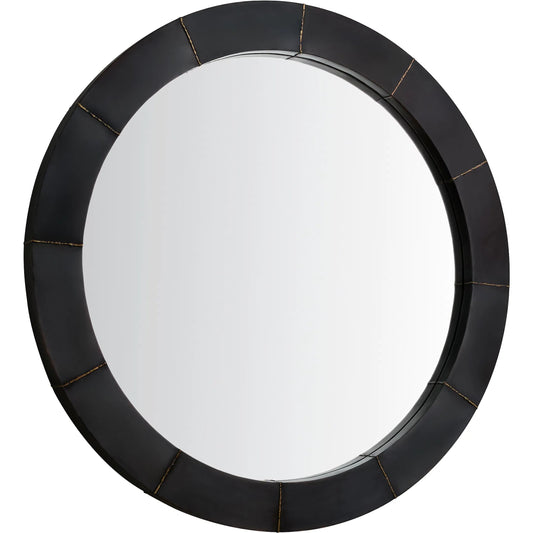 Antara Mirror by Cyan Design in blackened bronze, antique brass. Made from steel in a unique style.