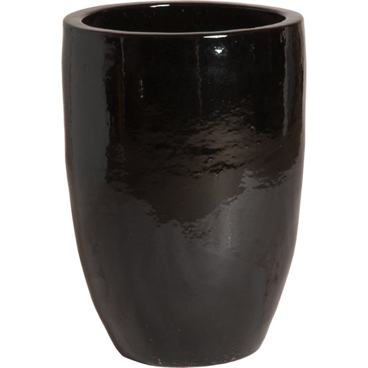 16" Tall Ceramic Planter by Emissary USA. Made from unique in a coastal style.