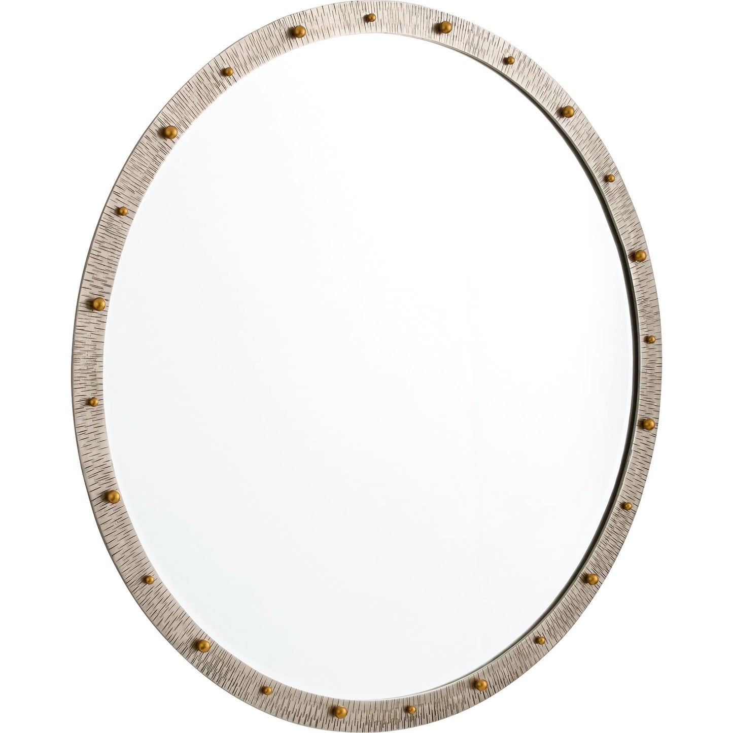 001 SI-2445004 | Primary Silo | Odraz Mirror by Cyan Design in nickel, gold. Made from iron in a modern style.
