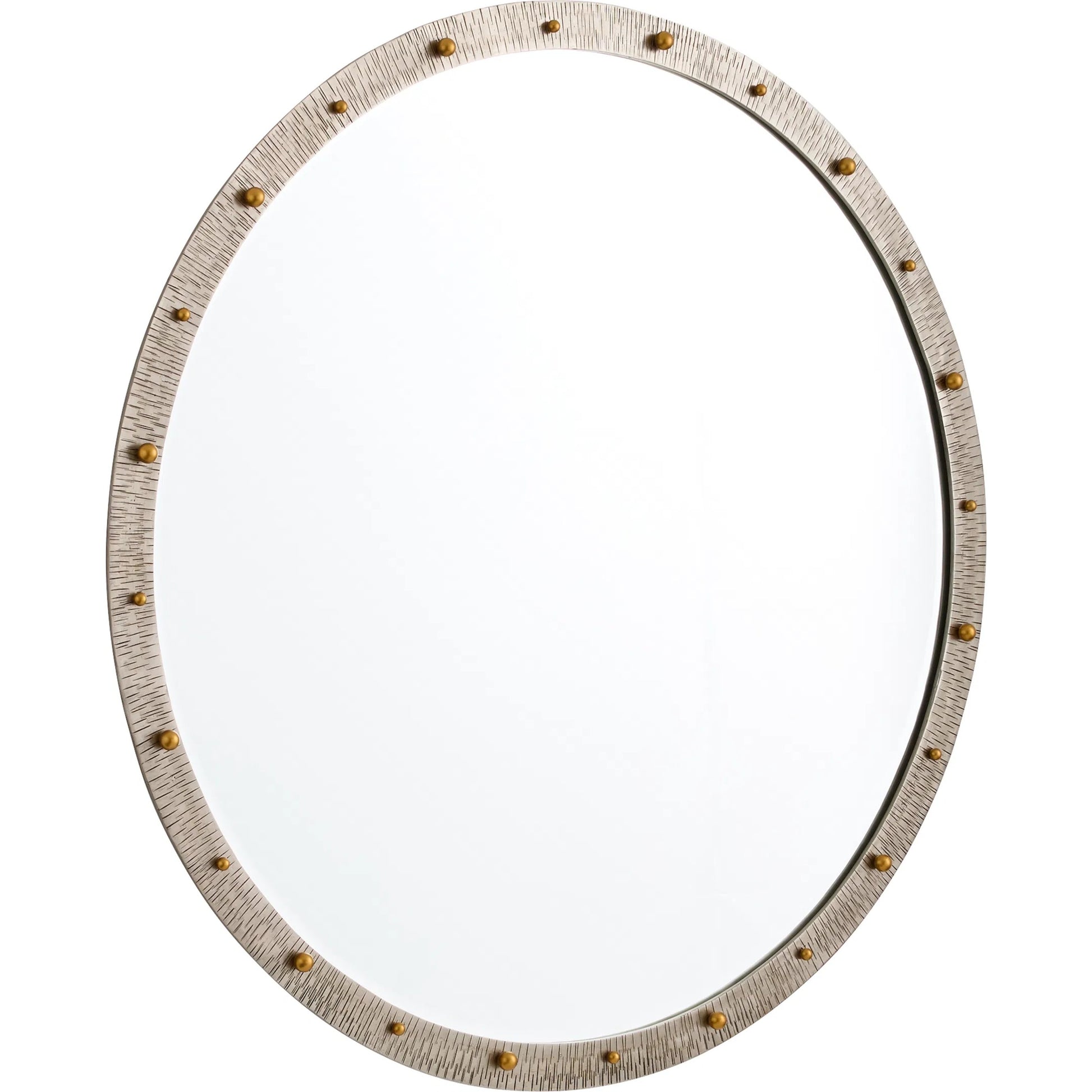 Odraz Mirror by Cyan Design in nickel, gold. Made from iron in a modern style.