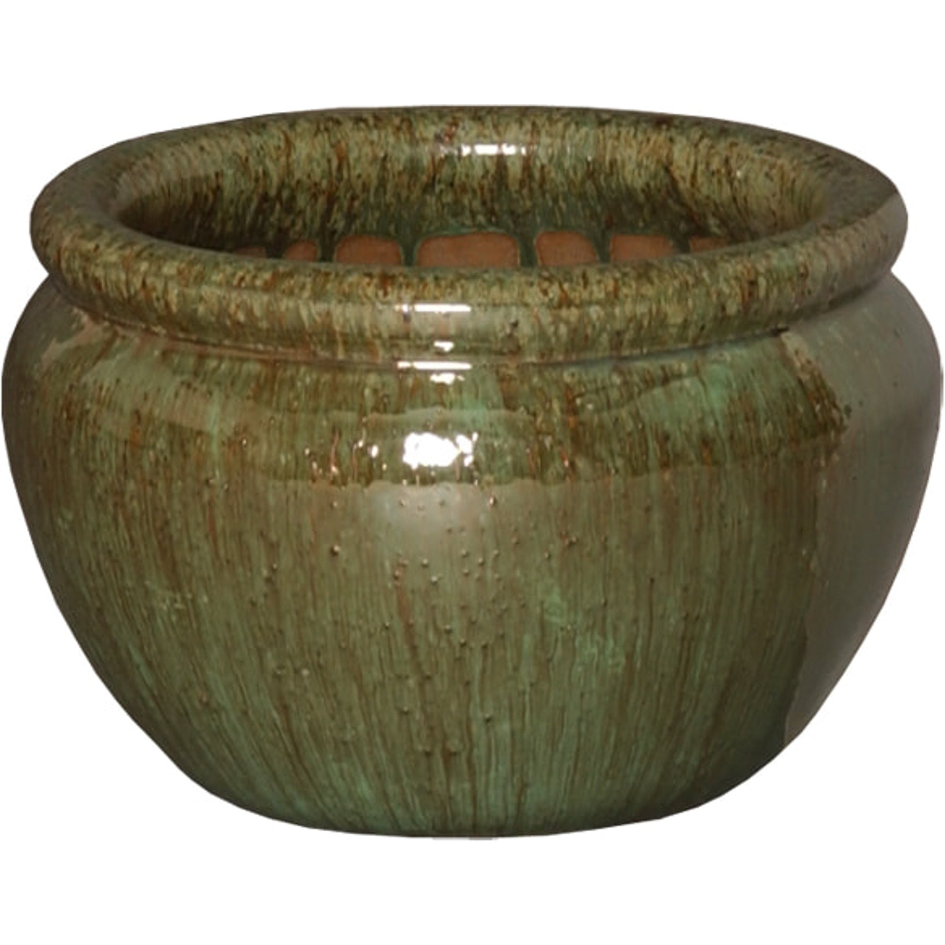 Round Lipped Planter by Emissary USA. Made from unique in a eclectic & global style.