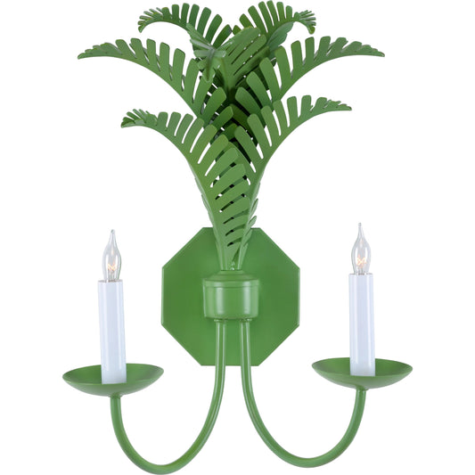 Royal Palm Sconce by Wildwood. Made from unique in a coastal style.