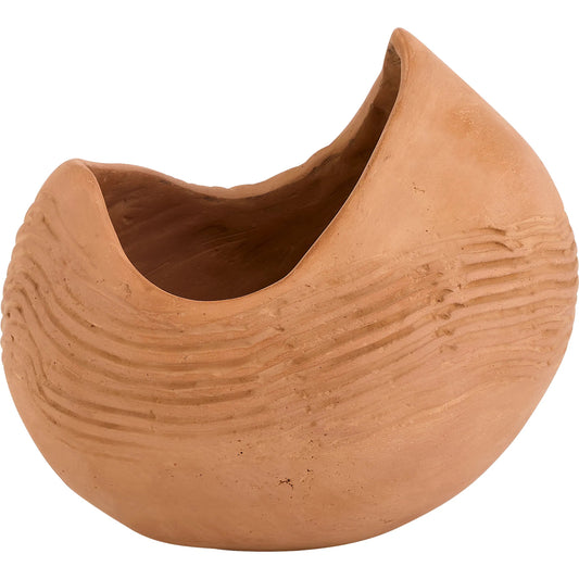 Miro Vase by Cyan Design in terra cotta. Made from terra cotta in a unique style.