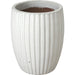 Ridges Planter by Emissary in glossy glaze. Made from ceramic in a modern style.