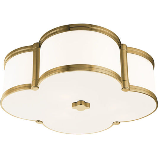 Chandler Flush Mount by Hudson Valley. Made from steel in a transitional style.