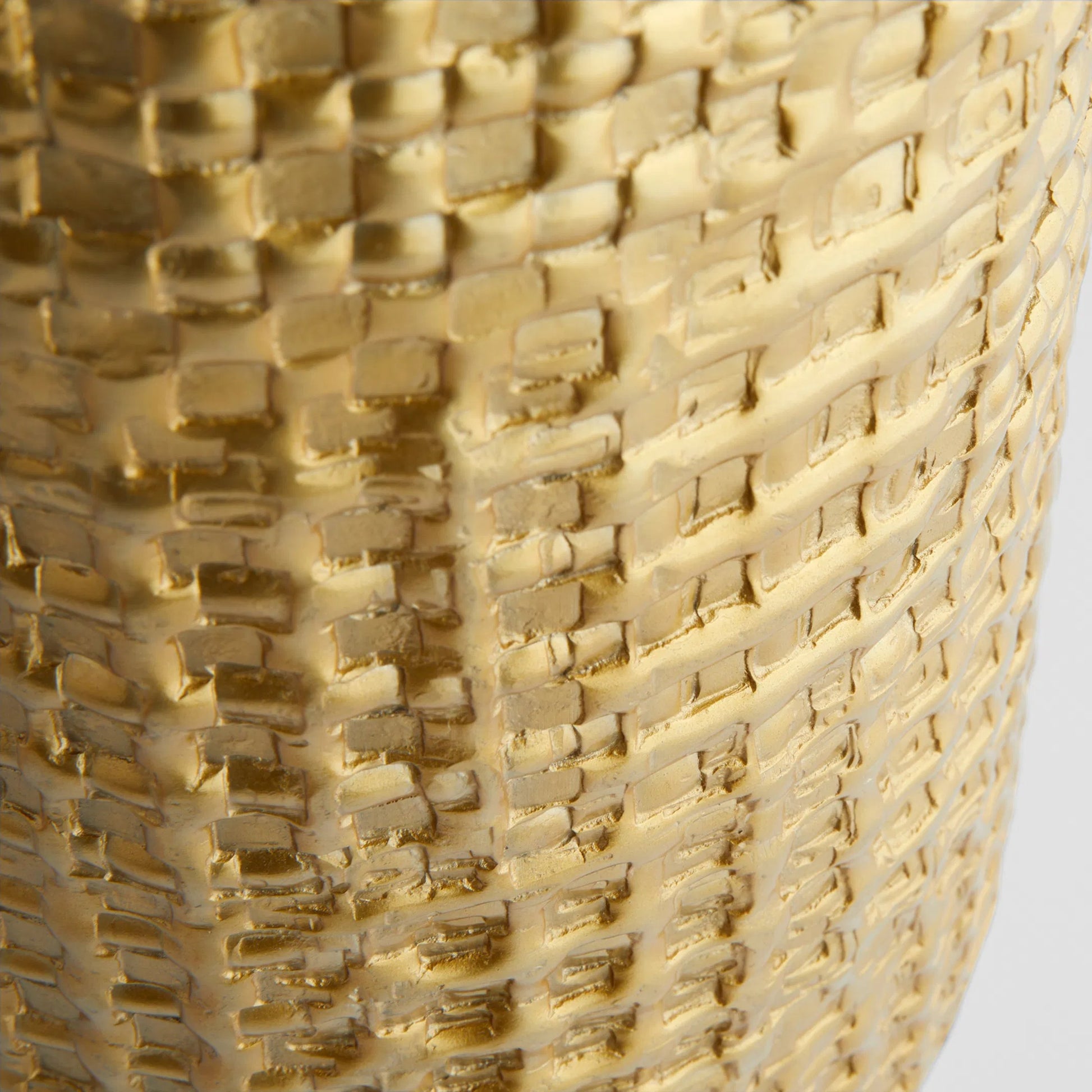 Artemios Tall Vase by Cyan Design in gold. Made from cast aluminum in a modern style.