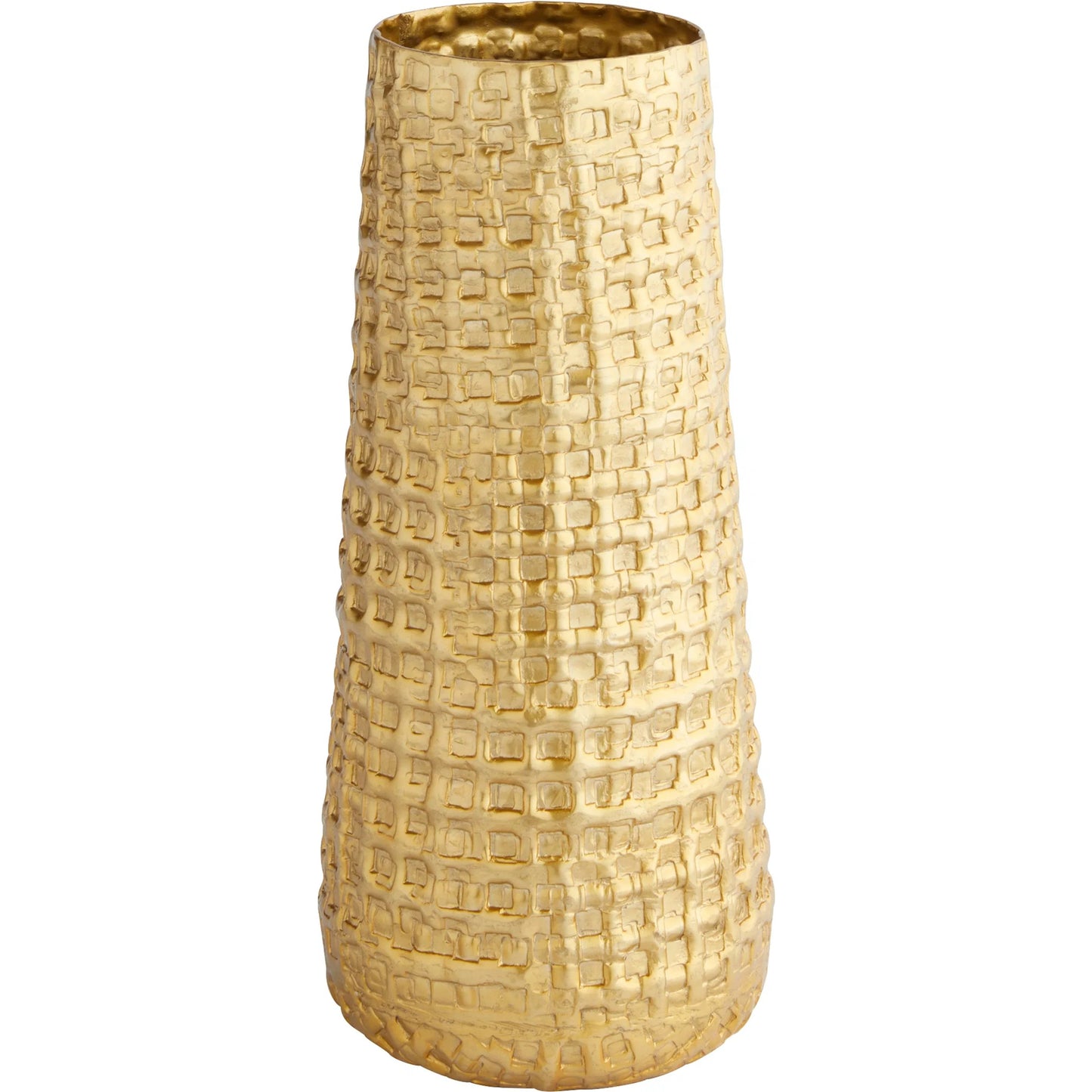 012 SI-2444887 | Primary Silo | Artemios Tall Vase by Cyan Design in gold. Made from cast aluminum in a modern style.