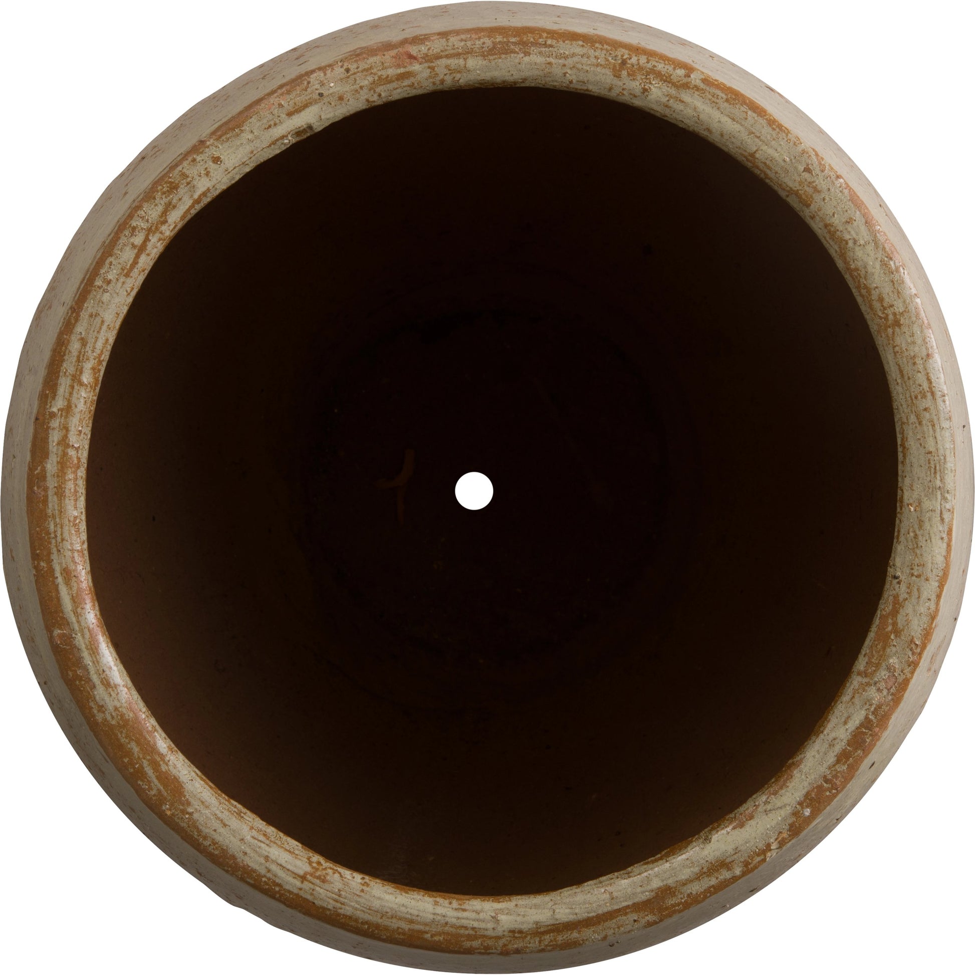 Arc Planter by Emissary in tropical sand and glossy glaze. Made from ceramic in a modern style.