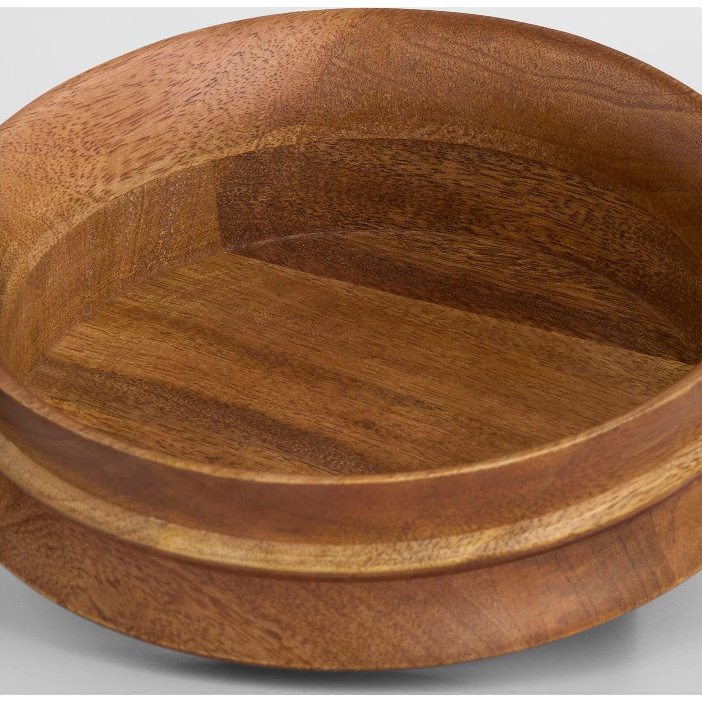 003 SI-2444979 | Closeup | Madison Bowls by Cyan Design in walnut. Made from mango wood in a traditional style.