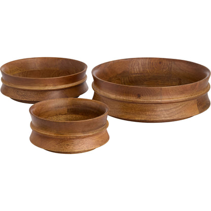 Madison Bowls by Cyan Design in walnut. Made from mango wood in a traditional style.