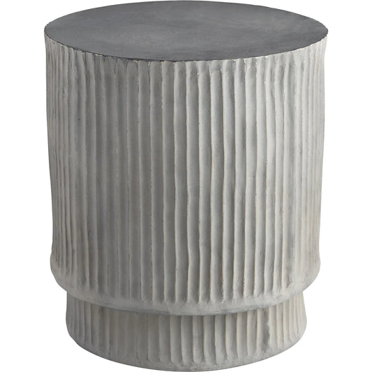 Flutato Side Table by Cyan Design in grey. Made from ecomix in a unique style.