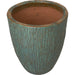 Ripple Planter by Emissary USA in glossy glaze. Made from ceramic in a modern style.