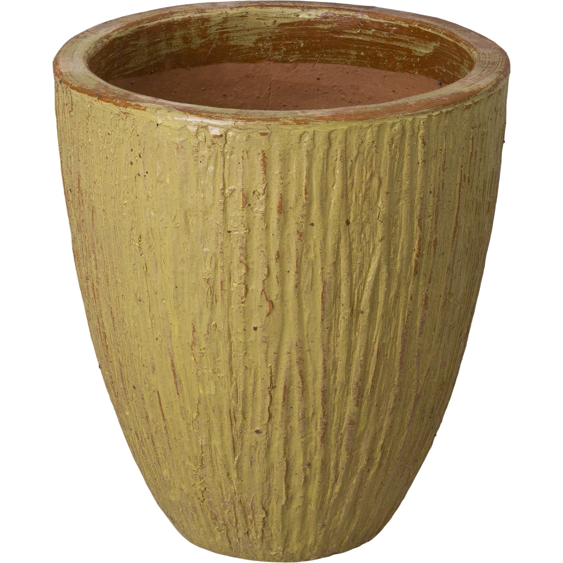 Ripple Planter by Emissary USA in glossy glaze. Made from ceramic in a modern style.