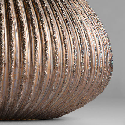 Starship Vase by Cyan Design in bronze. Made from ceramic in a rustic style.