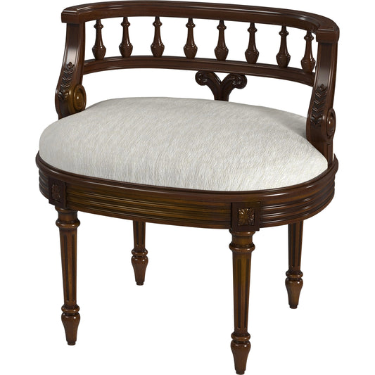 Hathaway Upholstered Vanity Seat by Butler Specialty Company. Made from unique in a traditional style.