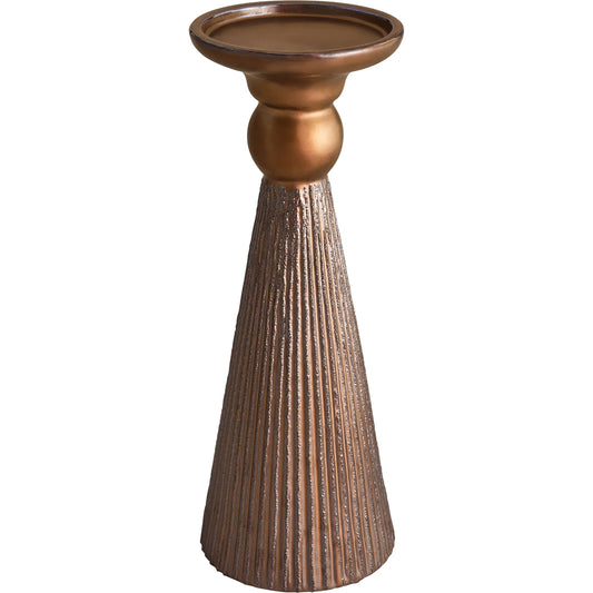 Starship Candleholder by Cyan Design in bronze. Made from ceramic in a unique style.
