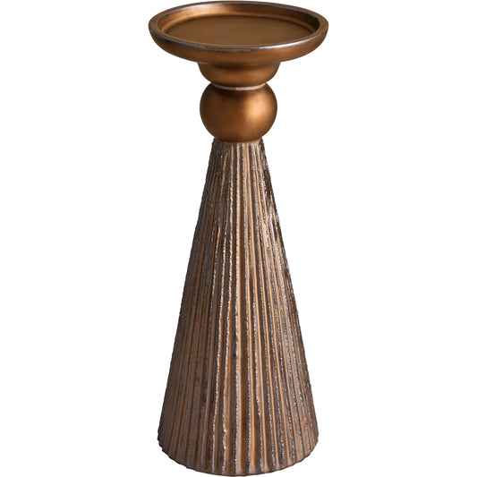 Starship Candleholder by Cyan Design in bronze. Made from ceramic in a unique style.