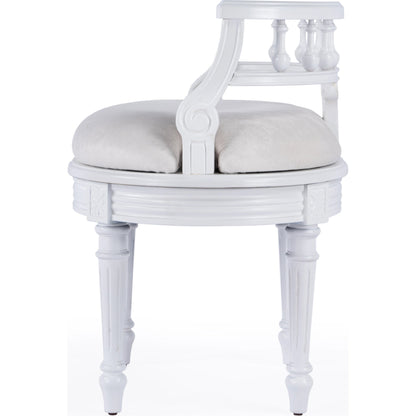 Hathaway Vanity Seat by Butler Specialty Company. Made from unique in a traditional style.