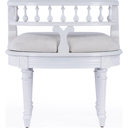 Hathaway Vanity Seat by Butler Specialty Company. Made from unique in a traditional style.