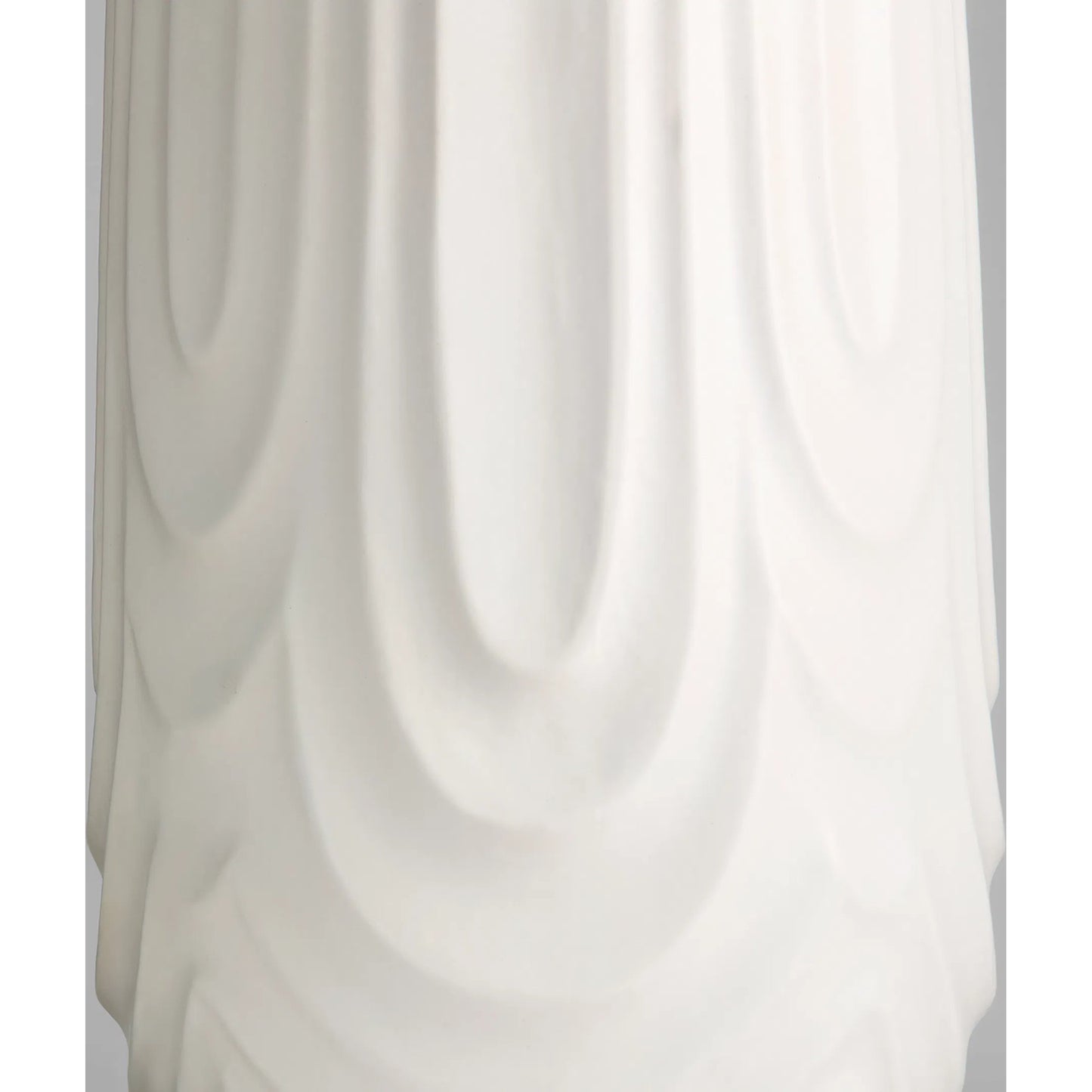006 SI-2328697 | Closeup | Nigel Vase by Cyan Design in white. Made from ceramic in a modern style.
