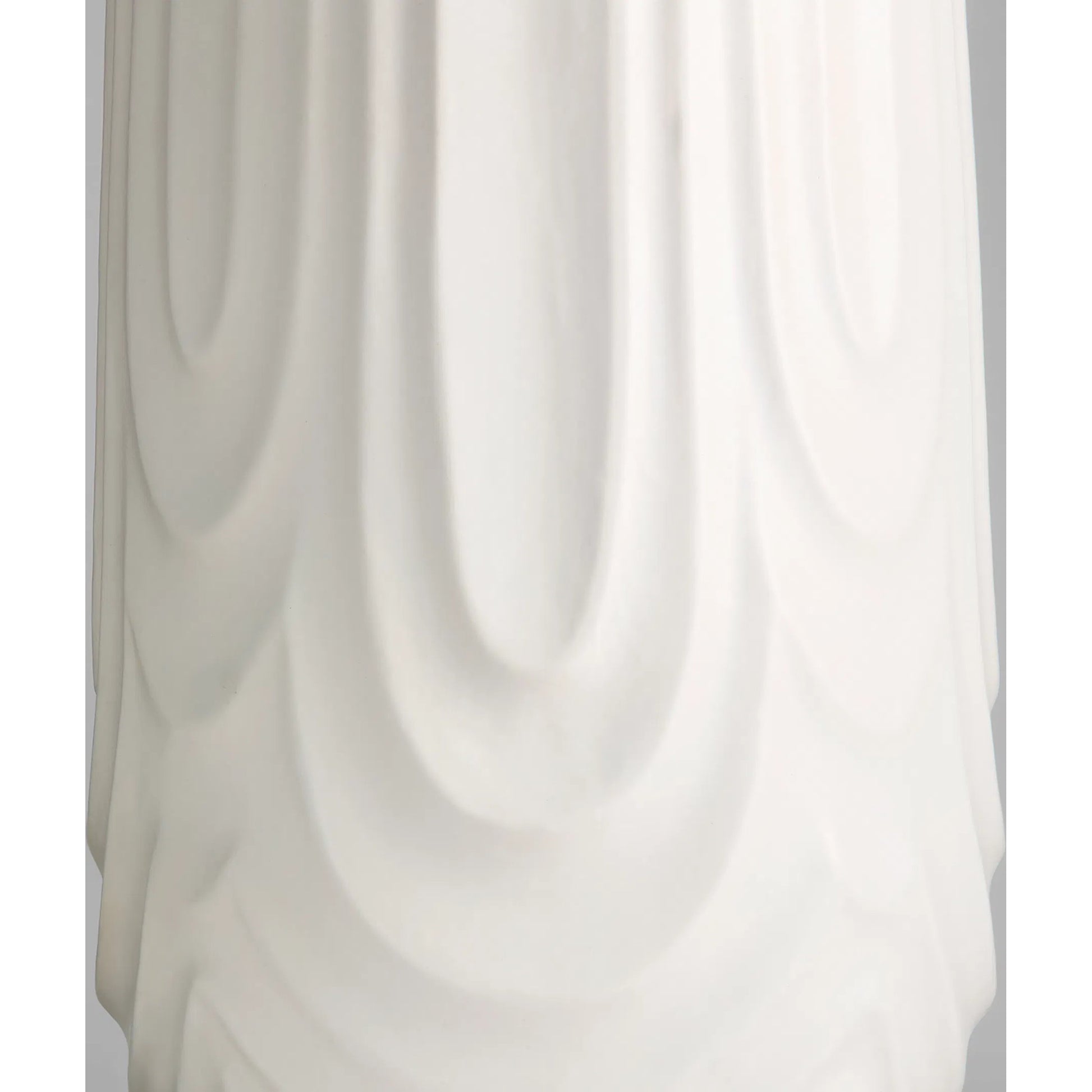 Nigel Vase by Cyan Design in white. Made from ceramic in a modern style.
