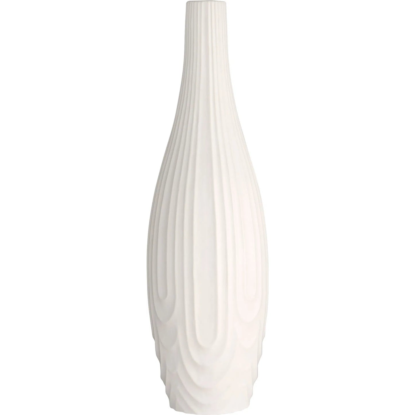 002 SI-2328698 | Primary Silo | Nigel Vase by Cyan Design in white. Made from ceramic in a modern style.