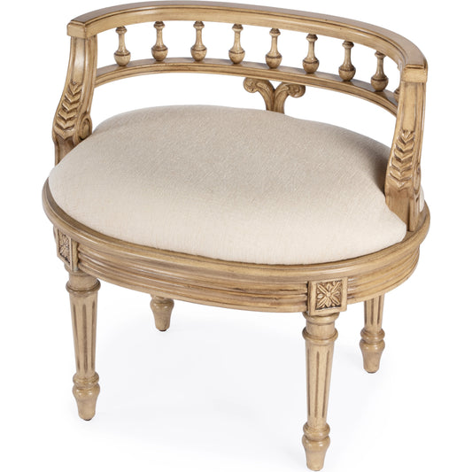 Hathaway Upholstered Vanity Seat by Butler Specialty Company. Made from unique in a traditional style.