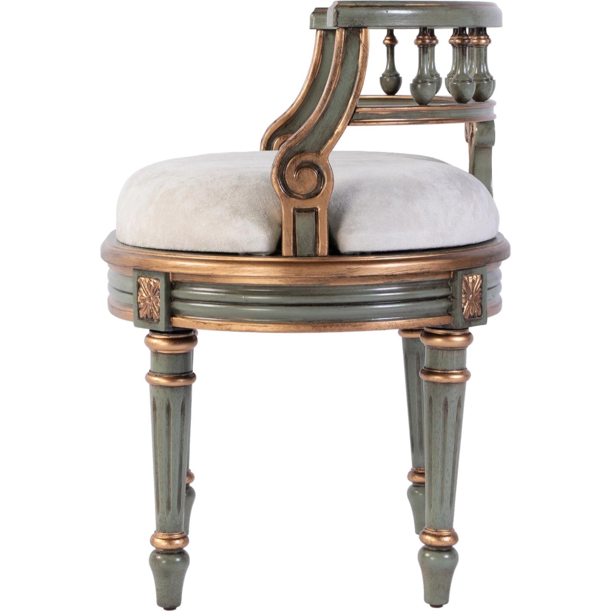 Hathaway Vanity Seat by Butler Specialty Company. Made from unique in a traditional style.