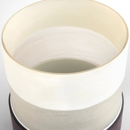 Mesa Vase by Cyan Design in cream, black. Made from cased glass in a modern style.
