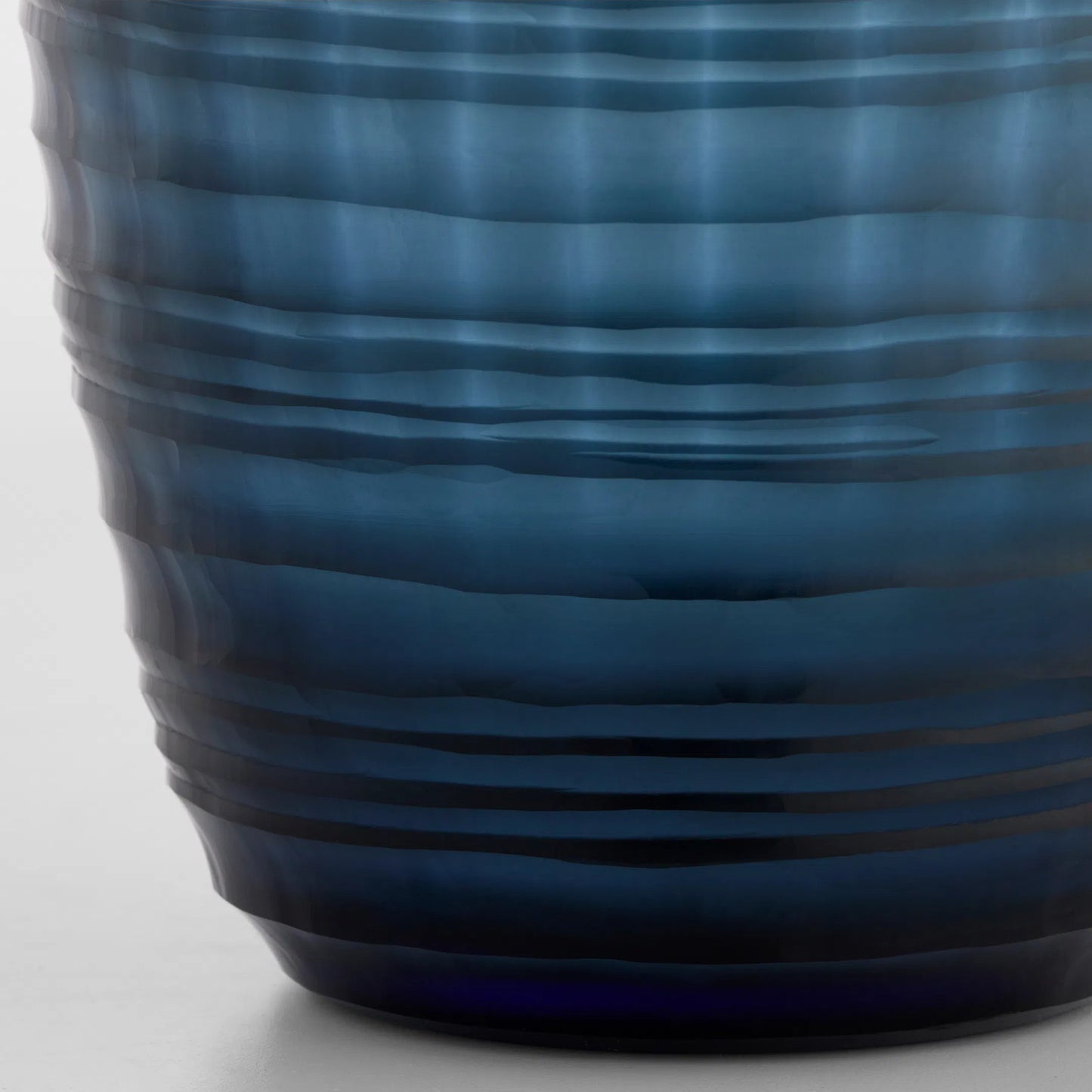 002 SI-2445014 | Closeup | Riptide Vase by Cyan Design in blue. Made from art glass in a eclectic & global style.