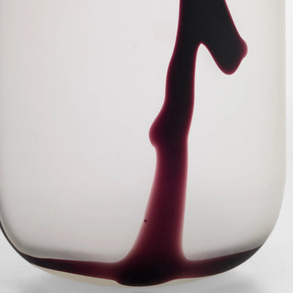 Crawford Vase by Cyan Design in white, black. Made from cased glass in a eclectic & global style.