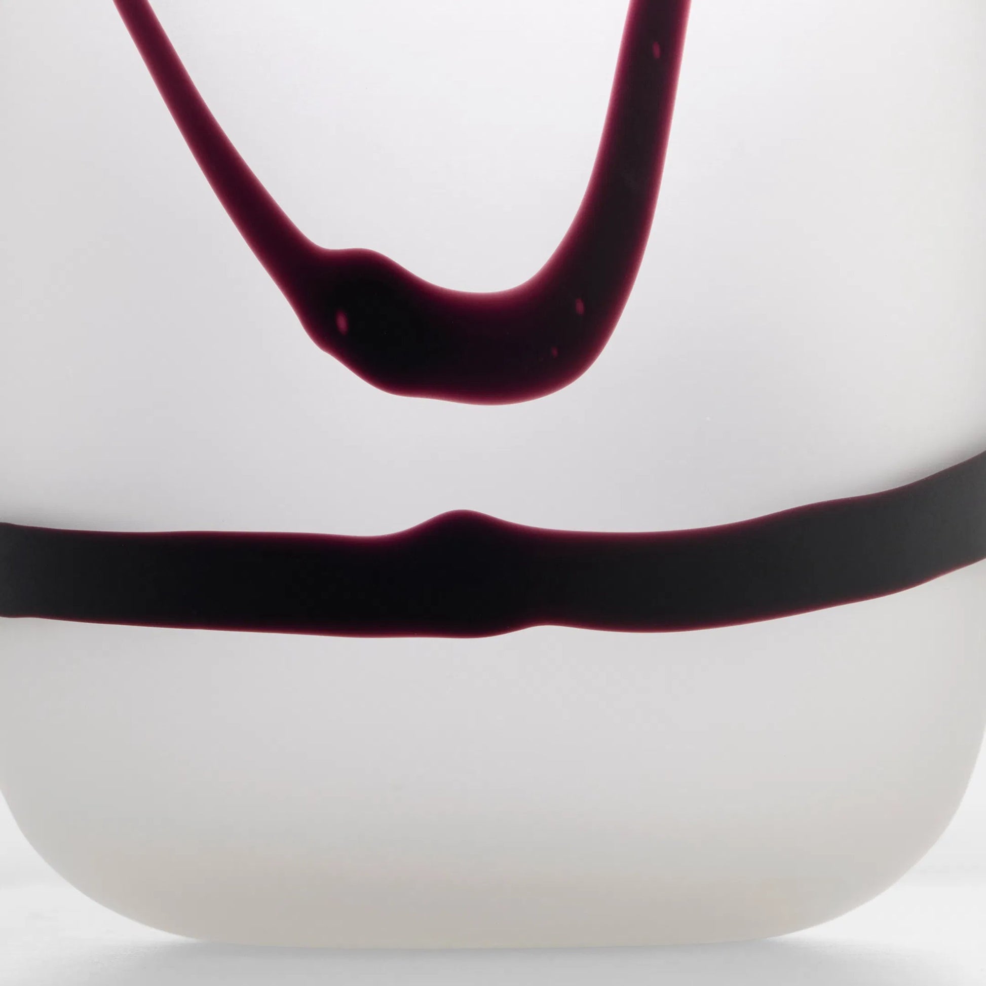 Crawford Vase by Cyan Design in white, black. Made from cased glass in a eclectic & global style.