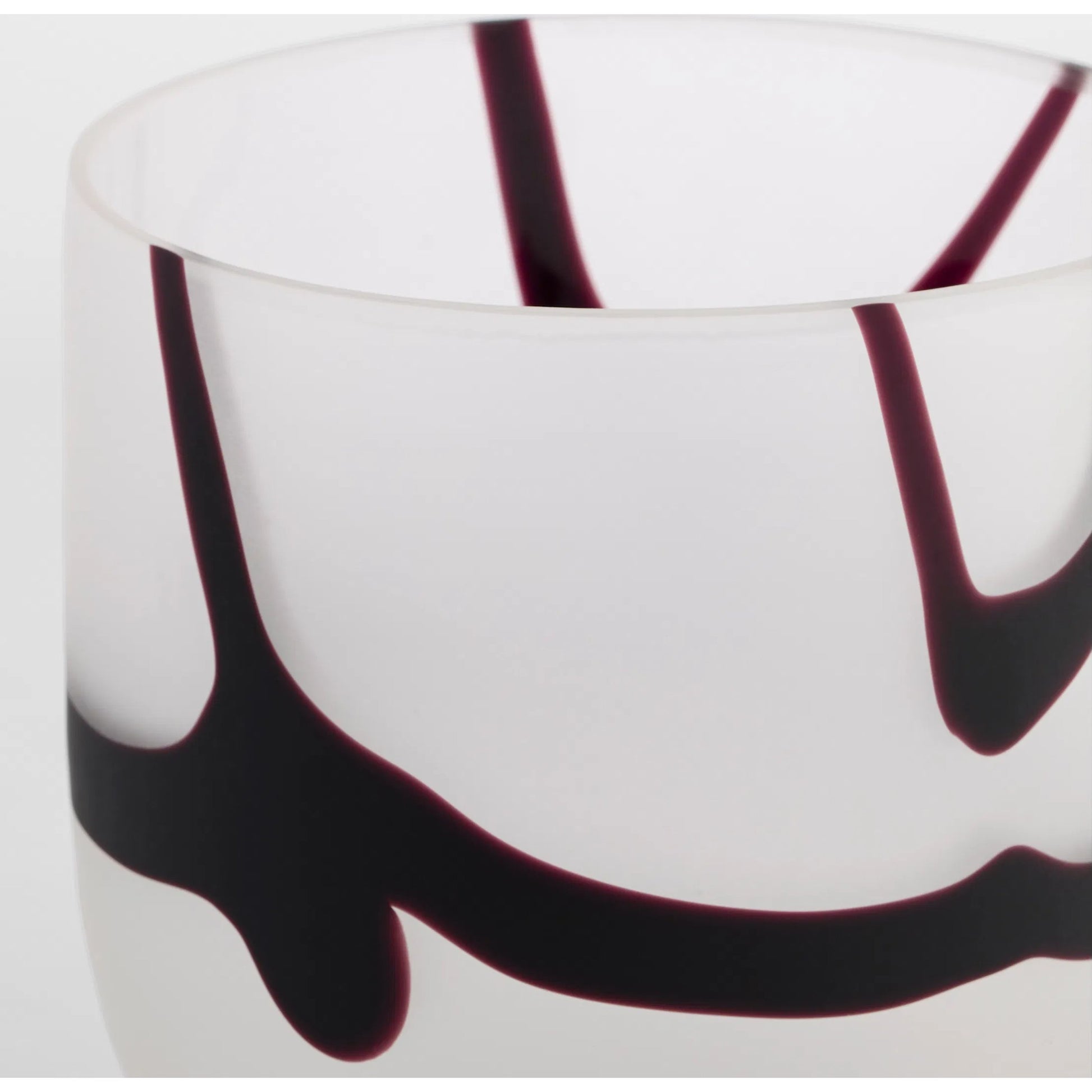 Crawford Vase by Cyan Design in white, black. Made from cased glass in a eclectic & global style.