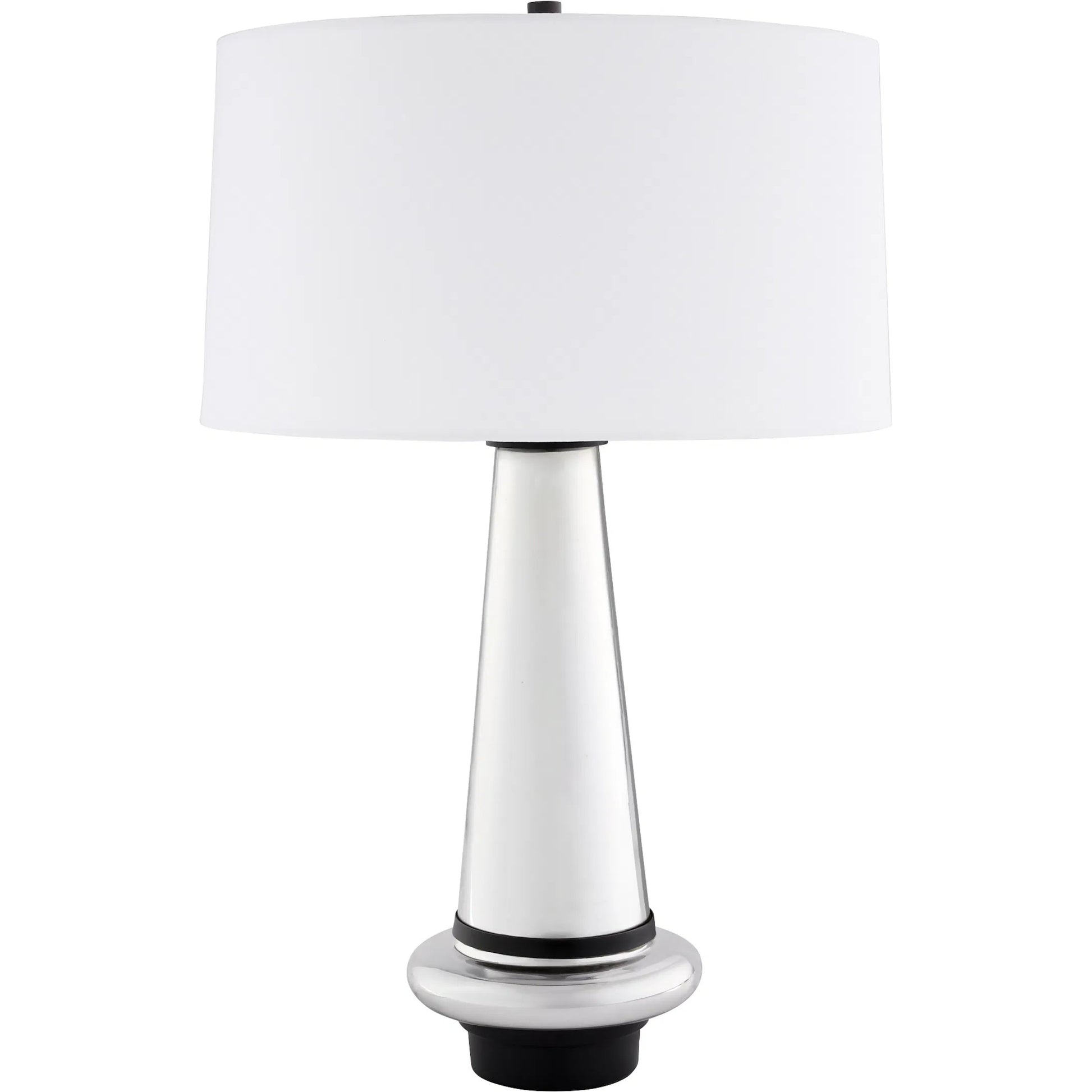 Buckley Table Lamp by Cyan Design in mercury, bronze, taupe. Made from glass, iron, aluminum in a modern style.